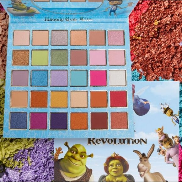 Revolution Beauty X Shrek Happily Ever After Shadow Palette - Picture 2 of 6